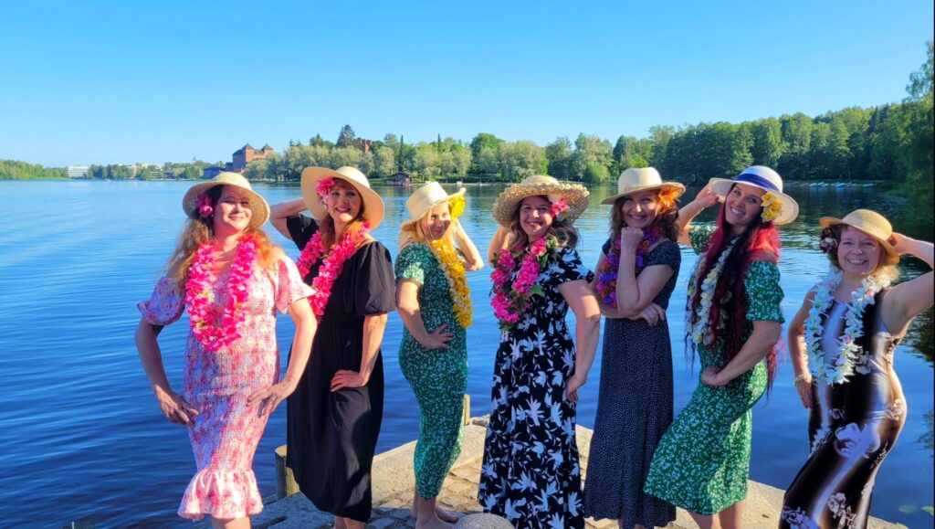 Tahitilainen tanssi, tanssiryhmä